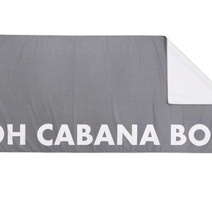 Face to Face Beach Towel, Quick Dry Oversized Beach Towel, Oh Cabana Boy NEW!